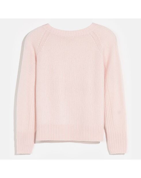 Pull en Laine mélangée Gimro rose clair