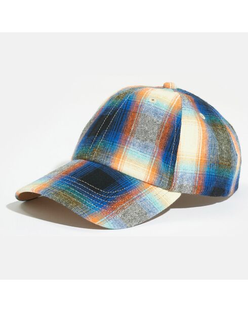 Casquette Bella tartan marine