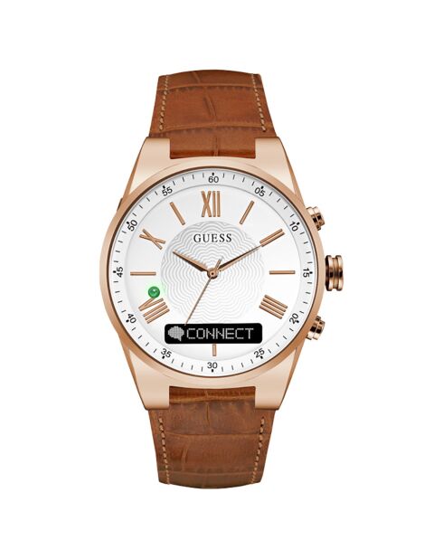 Montre Homme en Cuir marron