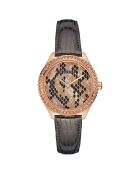 Montre Femme en Cuir grise