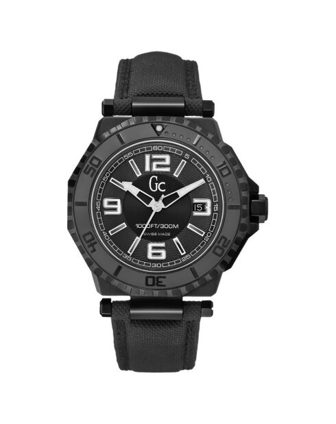 Montre Homme en Cuir noire