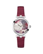 Montre Femme en Cuir rose