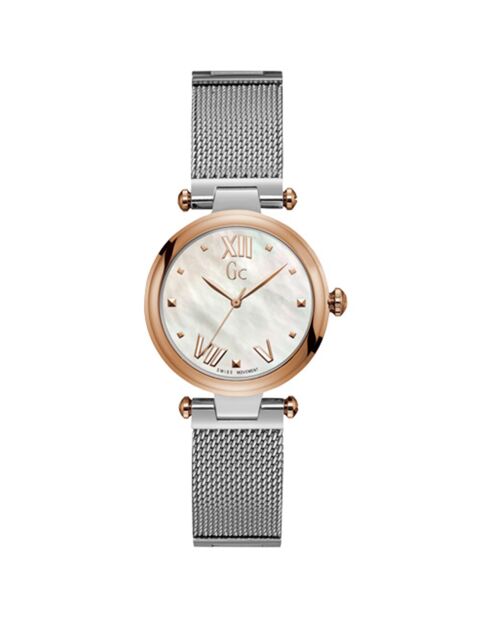 Montre Femme en Acier argenté/rose doré