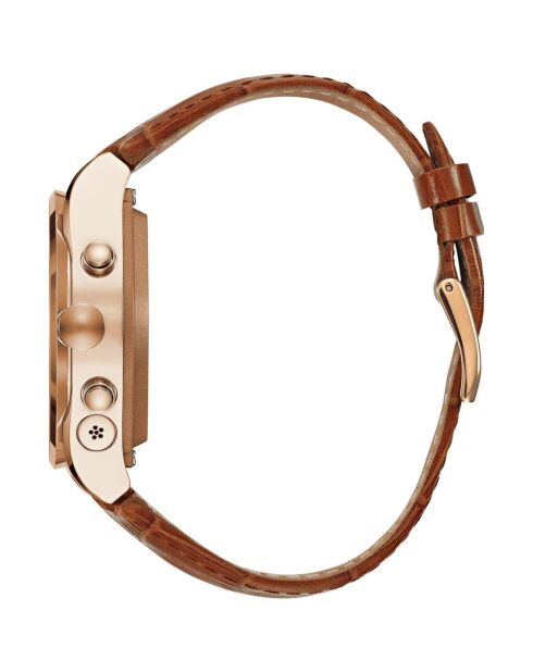 Montre Homme en Cuir marron