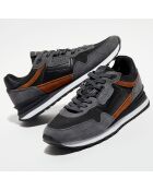 Baskets Running noir/gris/marron