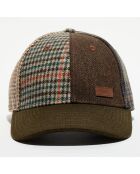 Casquette en Laine Patch Chevron marron