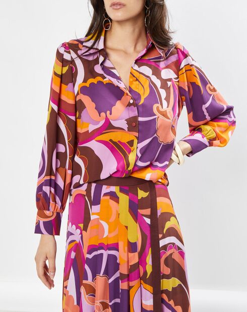 Chemise Alaia psyché multicolore