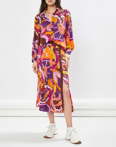 Chemise Alaia psyché multicolore