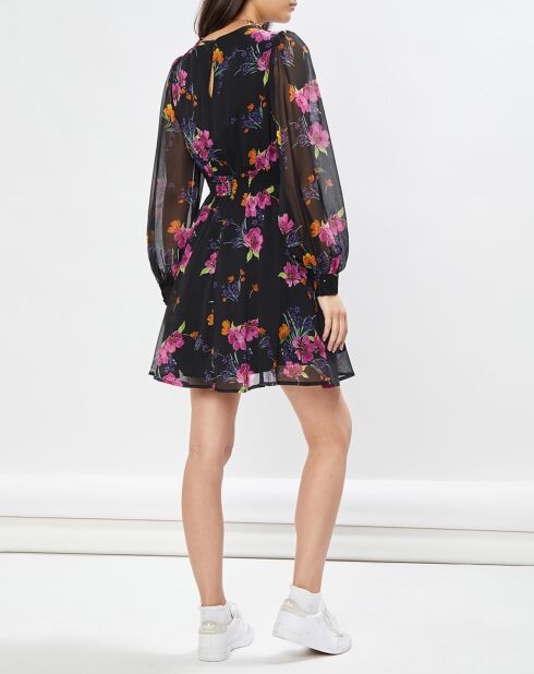 Vestido negro Blizzi bouquet