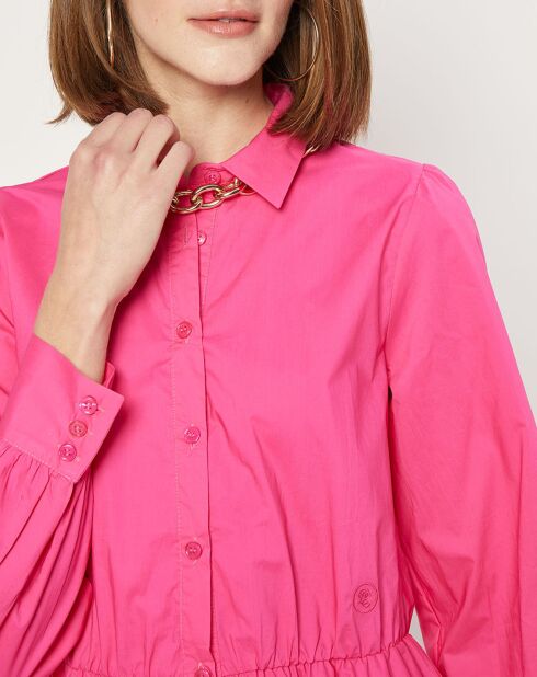 Copal Fushia-Hemdkleid