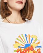 T-Shirt Love Is All blanc