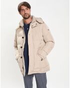 Doudoune 3/4 beige