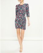 Robe Roya imprimée multicolore