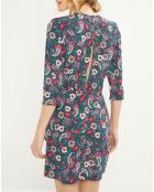 Robe Roya imprimée multicolore