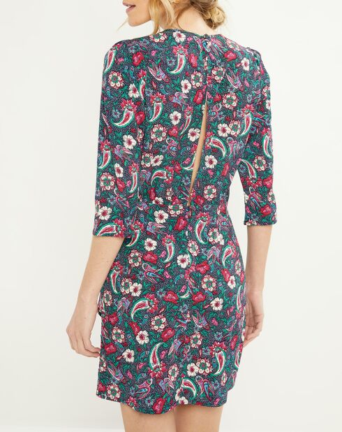 Robe Roya imprimée multicolore
