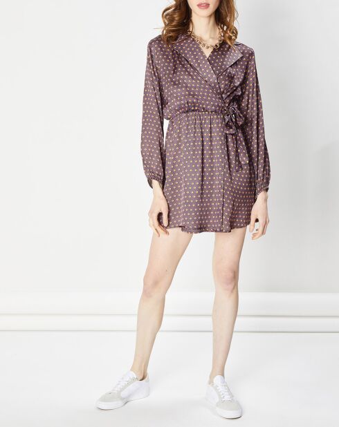 Robe Shend imprimée violette
