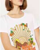 T-Shirt Soleil blanc