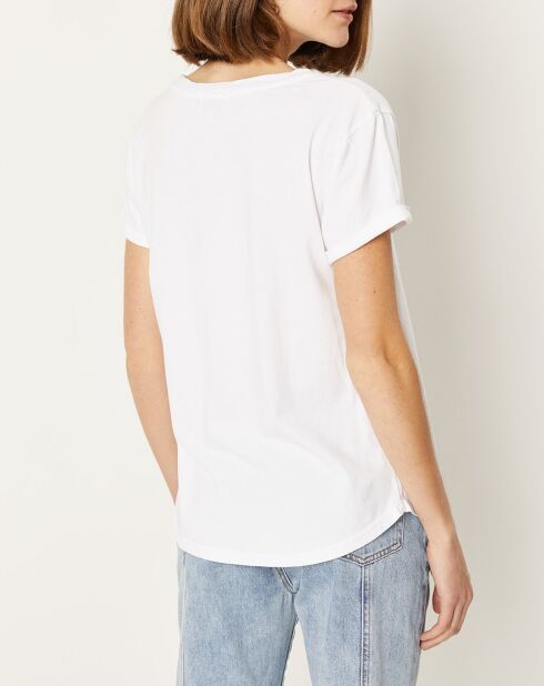 T-Shirt Soleil blanc