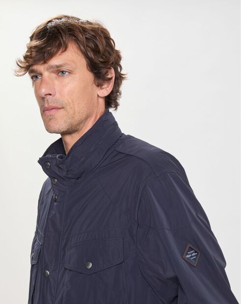 Parka imperméable Velo Speed bleu marine