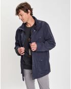 Parka imperméable Velo Speed bleu marine