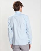 Chemise Slim Fit Oxford bleu ciel