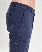 Pantalon Regular Fit Cargo bleu