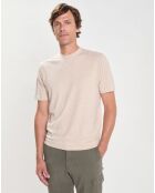 T-Shirt en Jersey beige