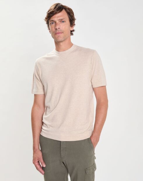 T-Shirt en Jersey beige