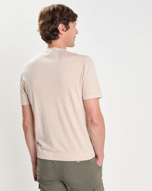 T-Shirt en Jersey beige