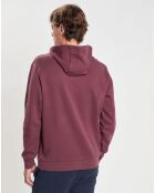 Sweat Hoodie Aston Martin Racing Embossé bordeaux