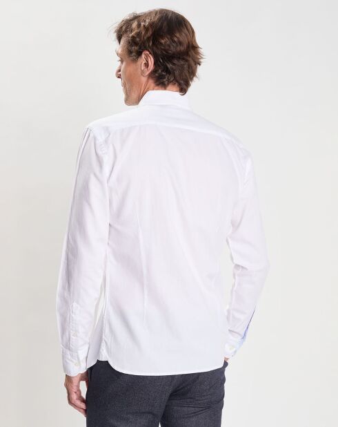 Chemise Slim Fit Oxford  blanche