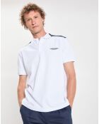 Polo Regular Fit Aston Martin Racing Colorblok blanc