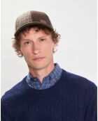 Casquette en Laine Patch Chevron marron