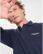 Polo Regular Fit manches longues Aston Martin Racing bleu foncé