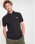 Polo Regular Fit Aston Martin Racing Colorblok noir/gris