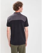 Polo Regular Fit Aston Martin Racing Colorblok noir/gris