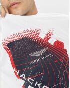 T-Shirt Aston Martin Racing imprimé blanc