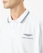 Polo Aston Martin Racing Détail Col blanc