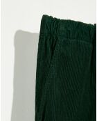 Pantalon carotte Pizzy vert foncé