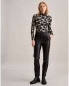 Pantalon en simili Voodoo noir