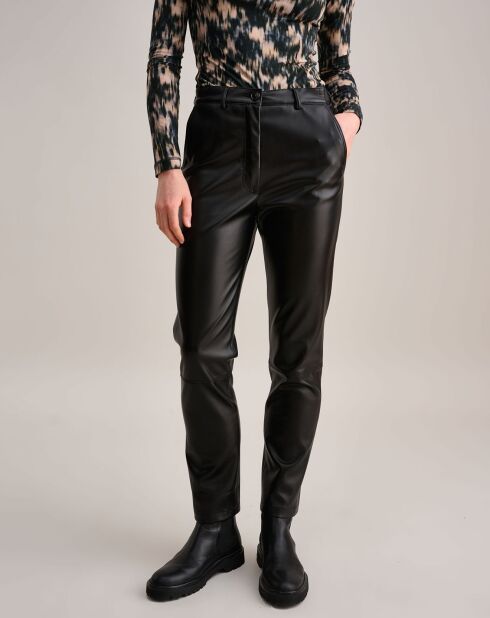 Pantalon en simili Voodoo noir