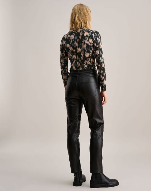 Pantalon en simili Voodoo noir