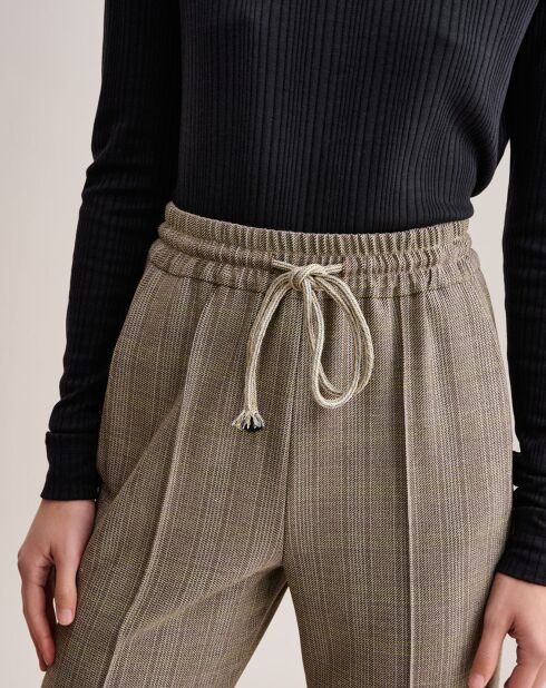 Pantalon confort Vibes marron