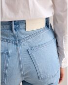 Jean casual 100% Coton Bio Perkins bleu vintage