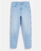 Jean casual 100% Coton Bio Perkins bleu vintage