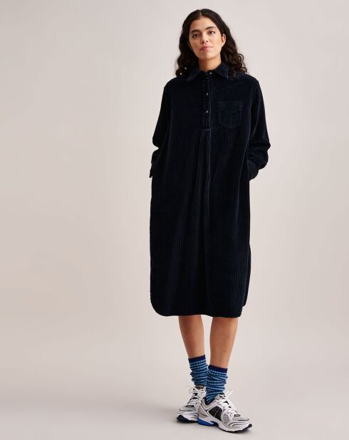 Robe oversize en Velours côtelé Gaby america