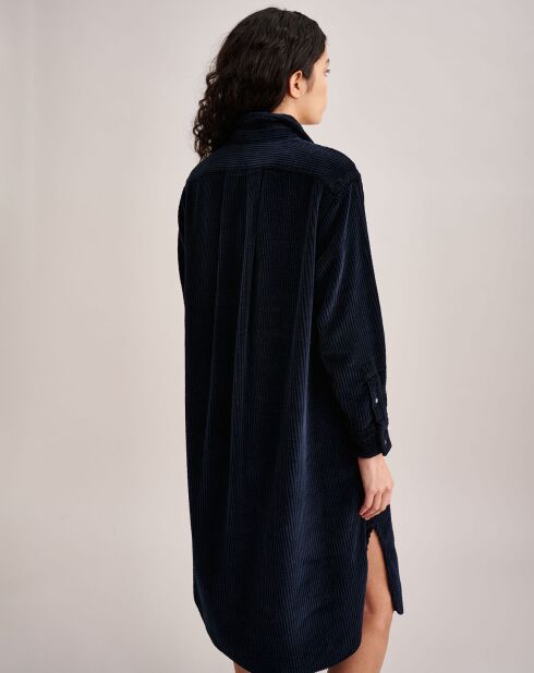 Robe oversize en Velours côtelé Gaby america