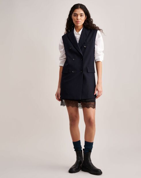 Robe blazer Vesta bleu nuit