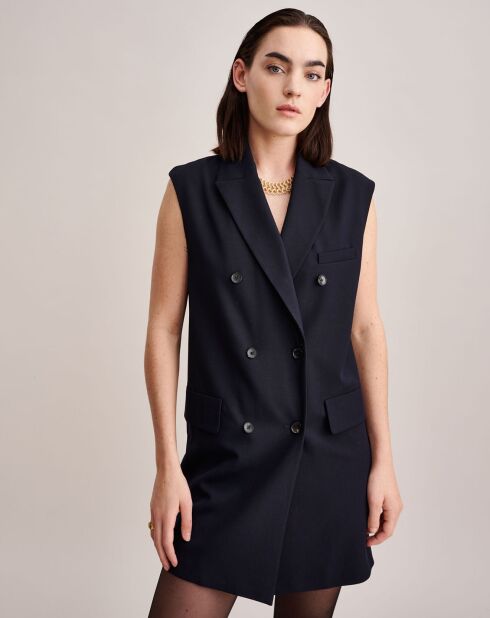 Robe blazer Vesta bleu nuit