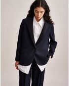 Veste blazer oversize Verdi bleu marine